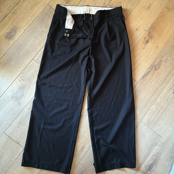 H&M Wide Leg Trousers Black US 12 - Picture 1 of 1